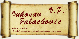Vukosav Palačković vizit kartica